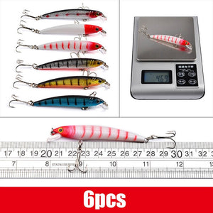 Mixed Fishing Lure Kit Set Trolling Artificial Bait Lifelike Wobbler Carp Fishing Tackle