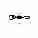20PCS Fishing Ring Swivels