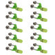 10PCS LED Night Fishing Rod Alarm