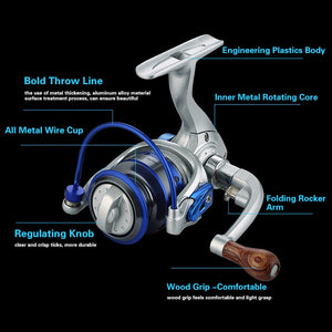 10 Bearings Spinning Fishing Reel