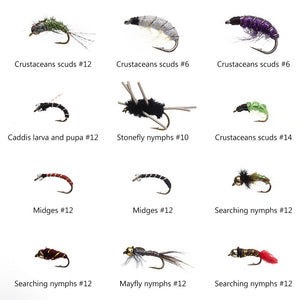 96 Piece Fly Fishing Flies