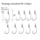 10pcs/lot Fishing Hooks