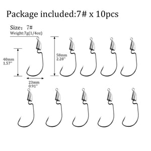 10pcs/lot Fishing Hooks