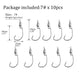 10pcs/lot Fishing Hooks