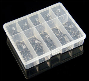 100pcs Carbon Steel Fishing Hooks