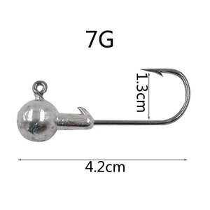 10 PSC/Lot Soft Fishing Hooks