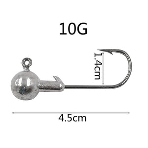 10 PSC/Lot Soft Fishing Hooks