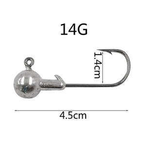10 PSC/Lot Soft Fishing Hooks
